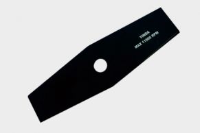 割草機草坪機配件菱形一字兩齒金屬刀片材質65Mn厚度2.0MM